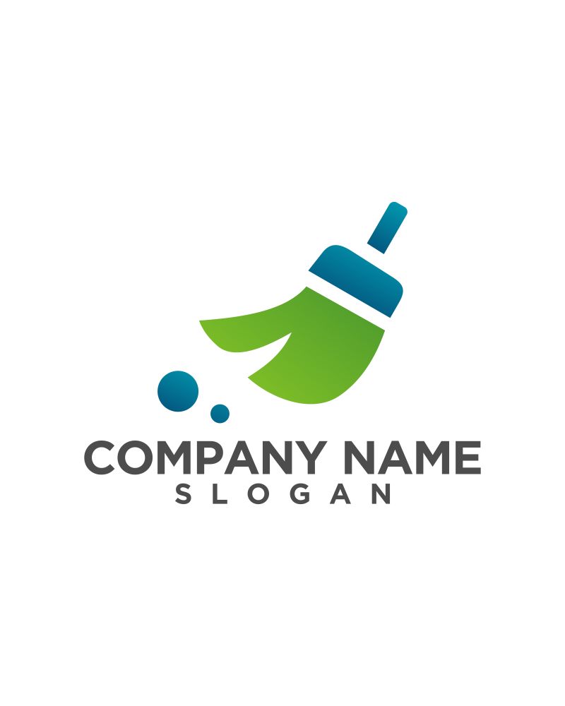 创意矢量彩色圆形几何三角的标志设计