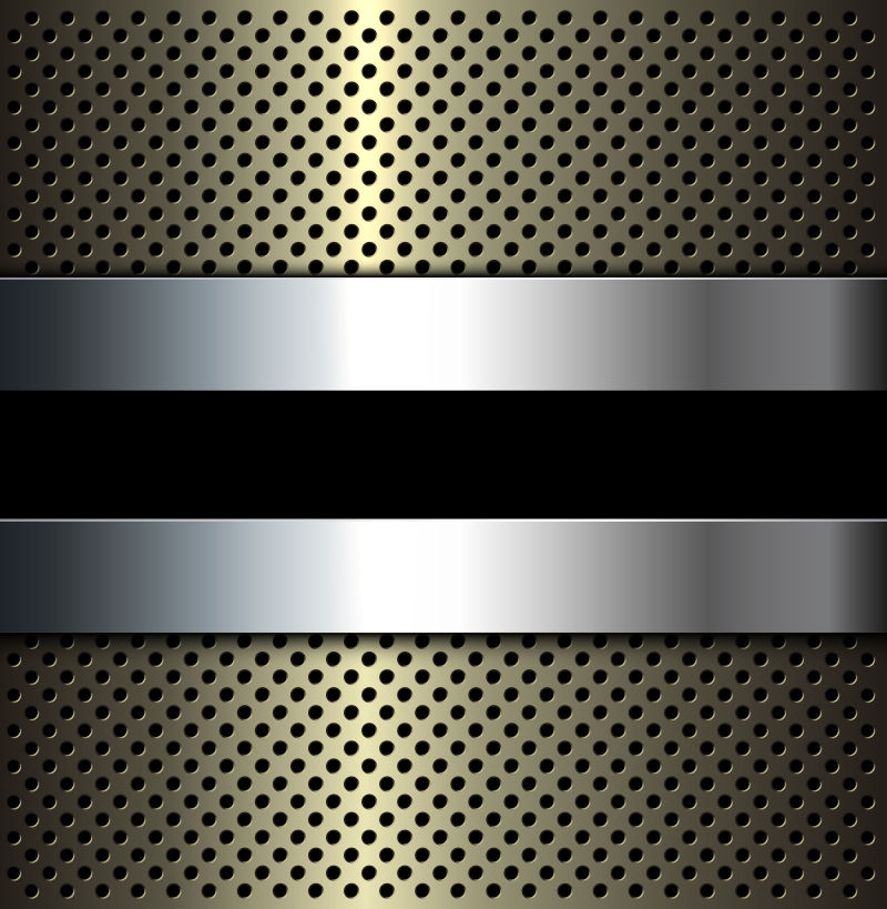 矢量的金属图案背景