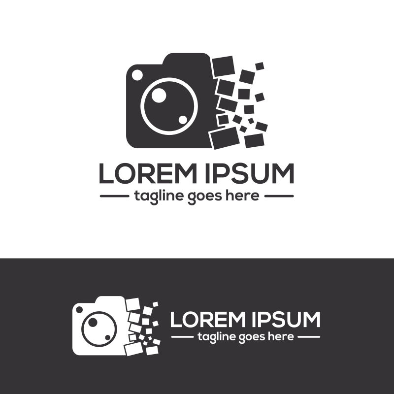 矢量的摄影标志设计