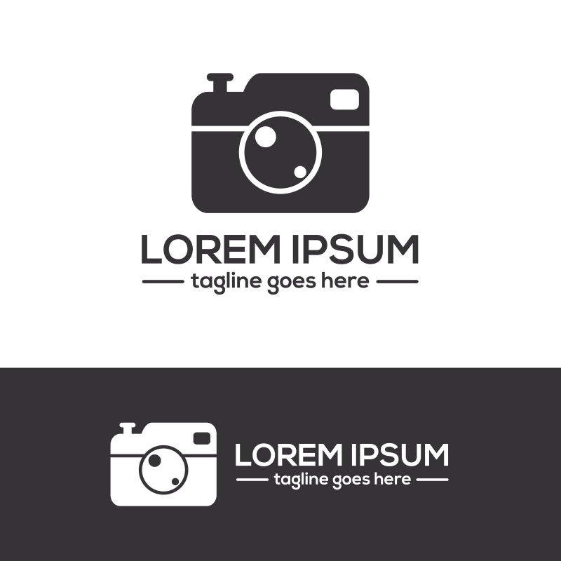 矢量的照相机标志