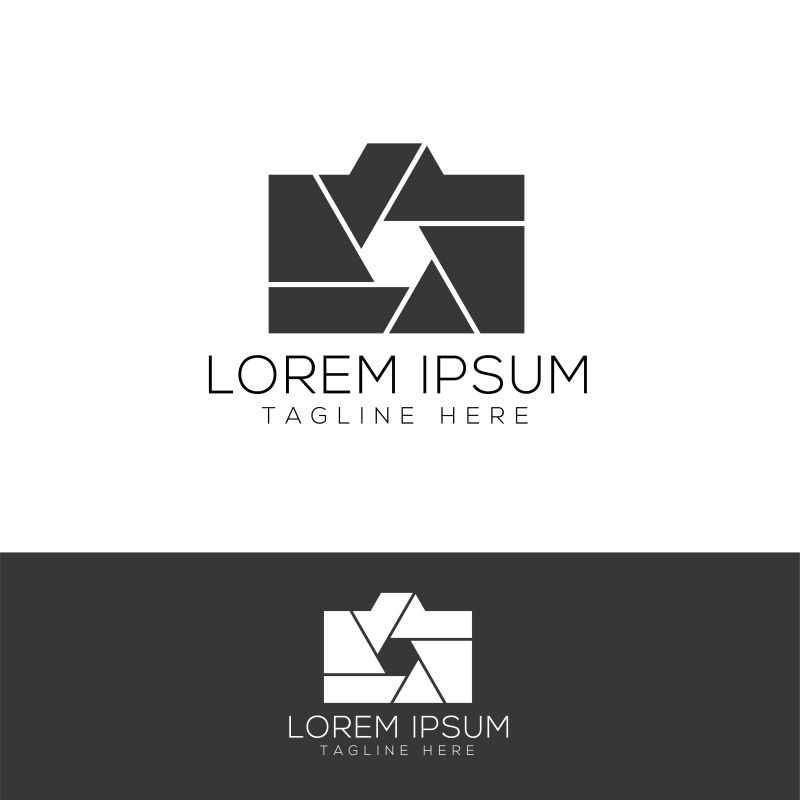 摄影主题标志矢量设计