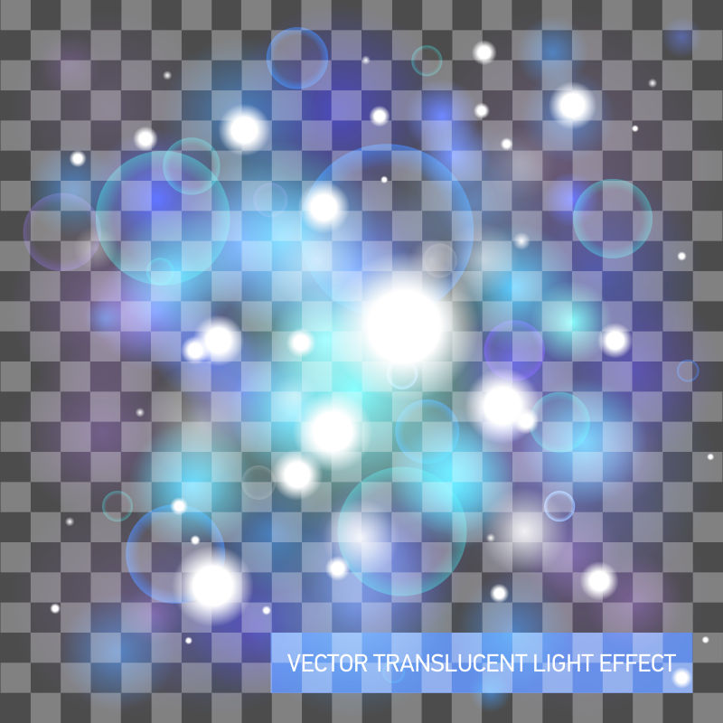 矢量半透明的舞台灯光效果