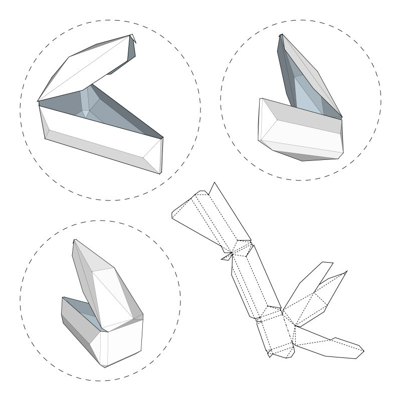 纸盒包装制作矢量设计