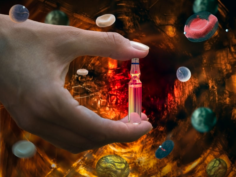 手中的注射药水