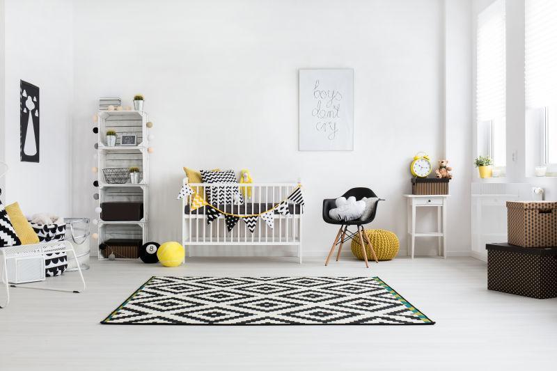 装修的干净整洁的儿童卧室