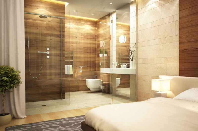 现代的豪华浴室设计