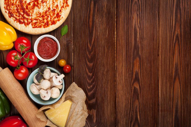 比萨烹饪配料