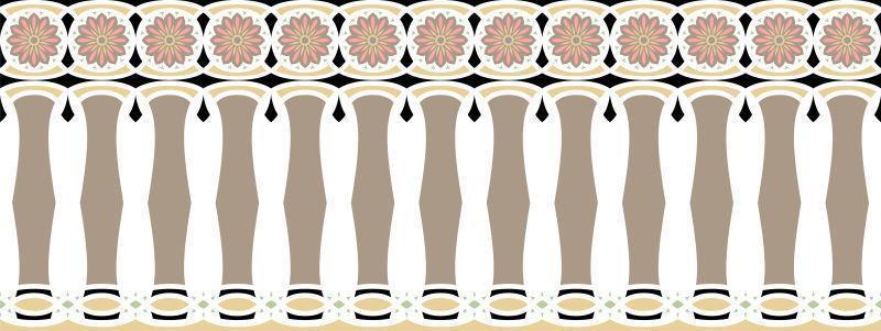 各种颜色的条状装饰品