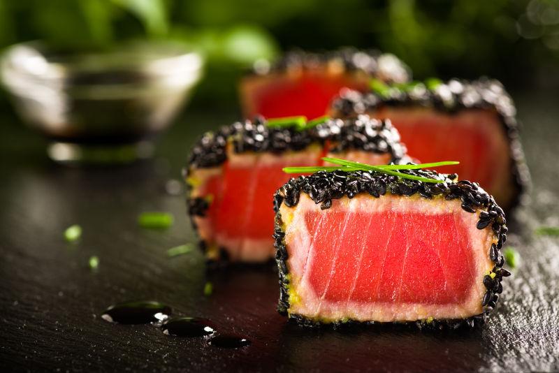 黑芝麻金枪鱼扒