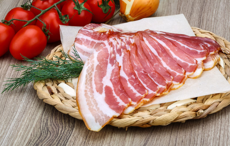 生培根肉片