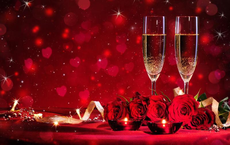 valentines背景的一天