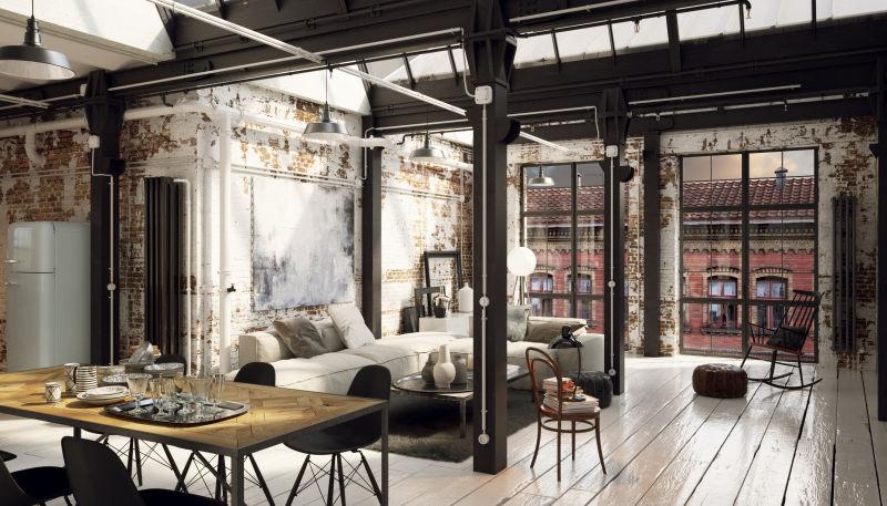 精致的公寓客厅设计