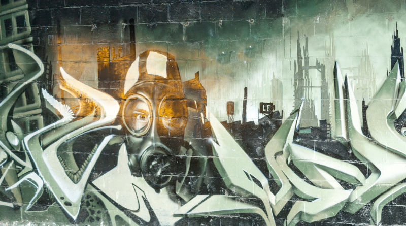 厂房里的涂鸦艺术