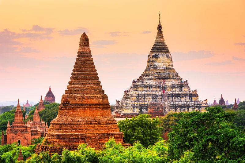 缅甸的寺庙建筑