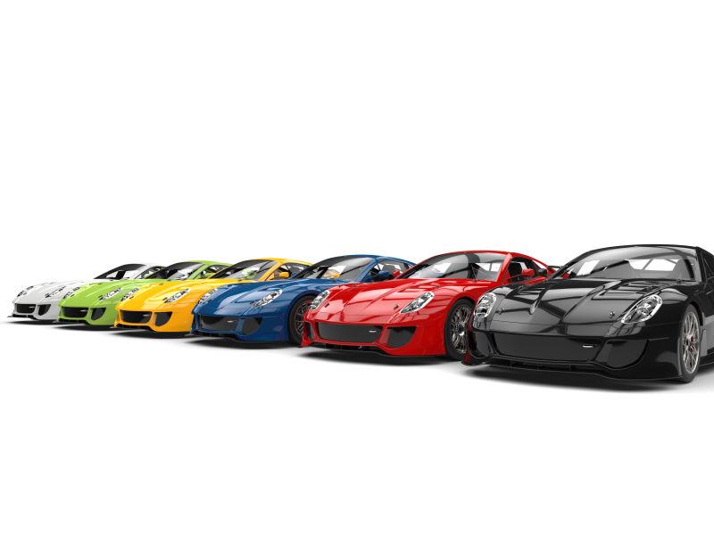 帅气的六辆超级跑车模型
