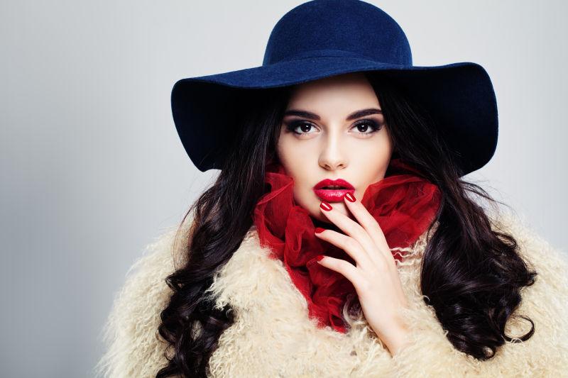 时尚的外国美女模特