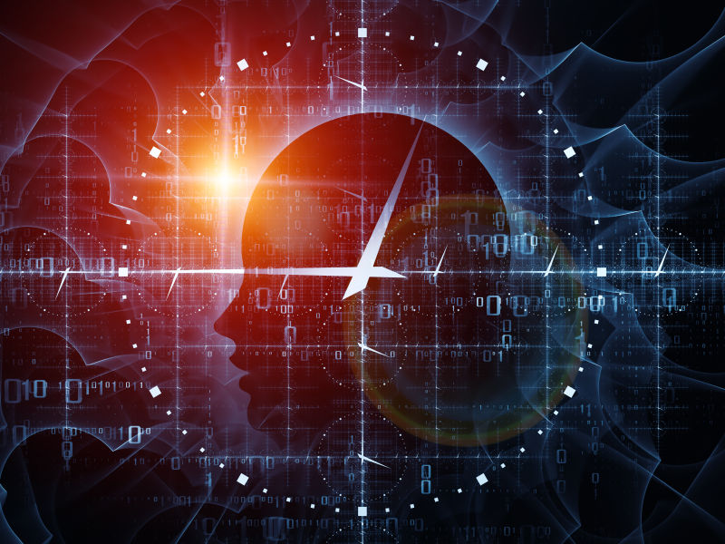 现代大脑科技概念