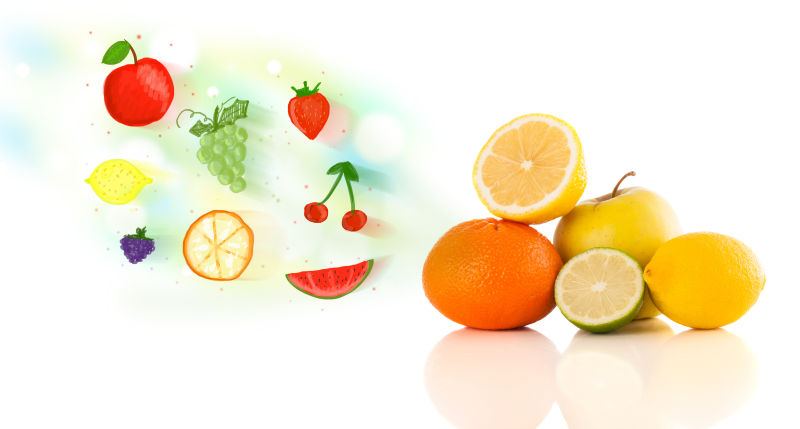 水果与其卡通图画