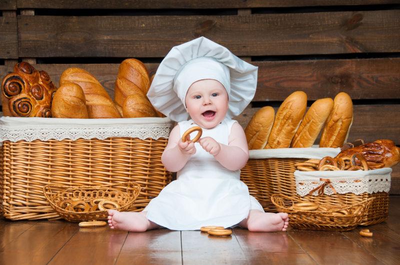 小厨师和面包