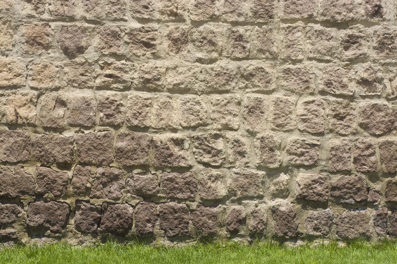 户外石块墙壁