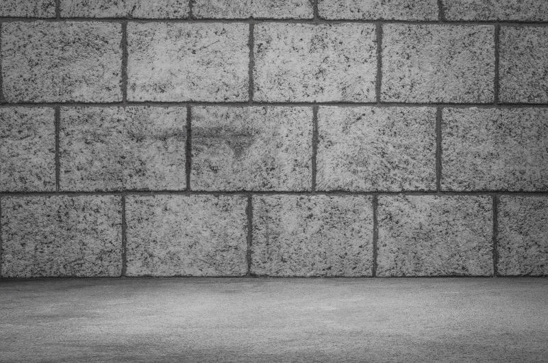 灰色的老旧混凝土墙壁