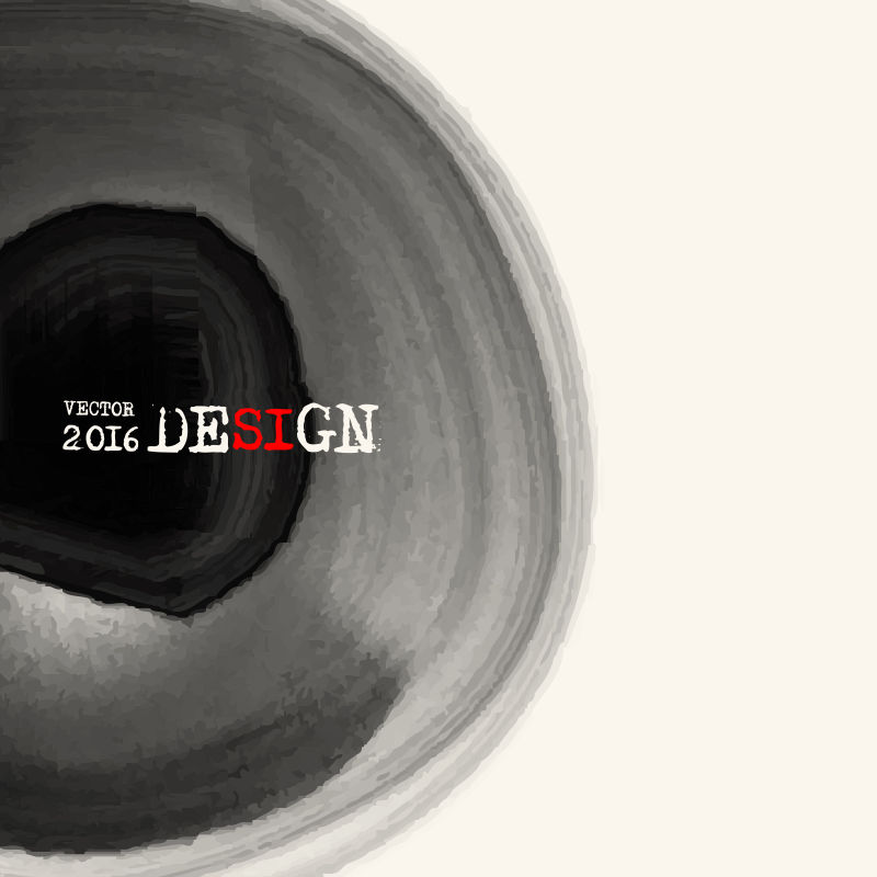 矢量黑色墨迹抽象背景