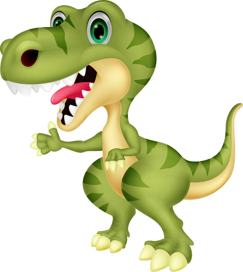 绿色恐龙背景图图片