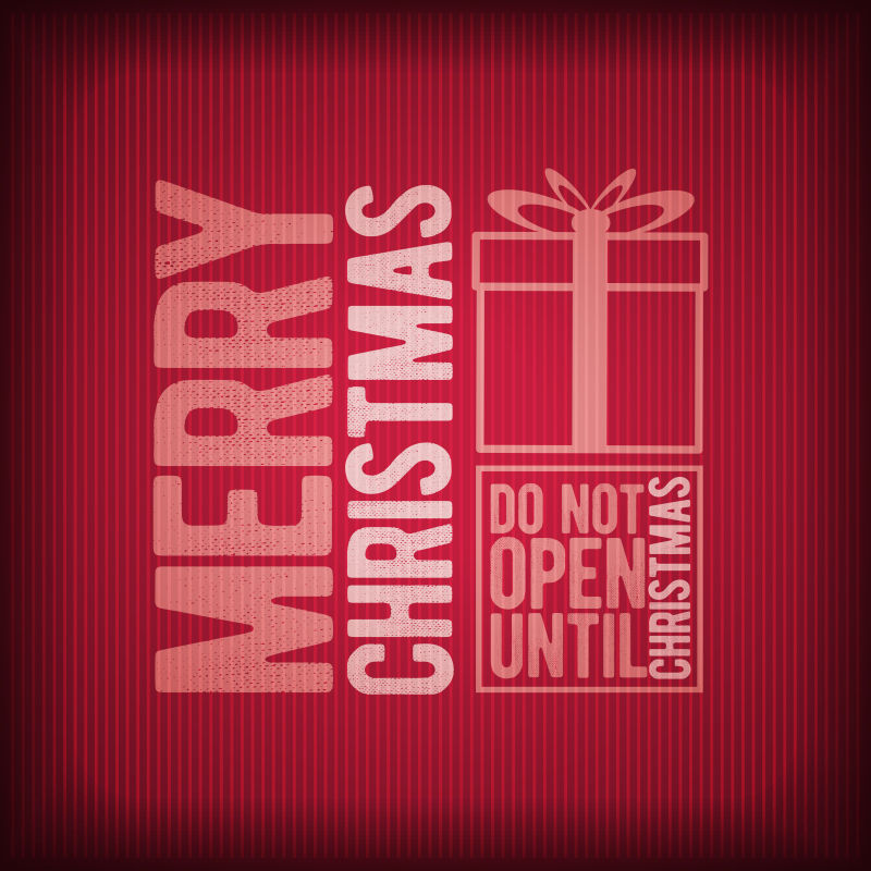 创意矢量圣诞节元素的贺卡