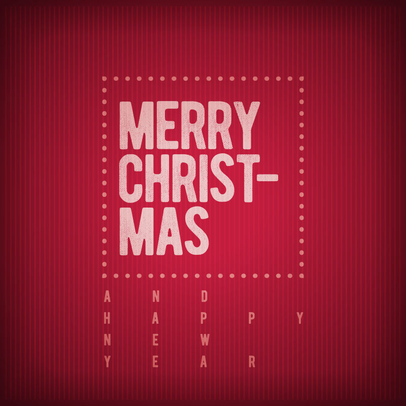 创意矢量圣诞节主题的贺卡设计