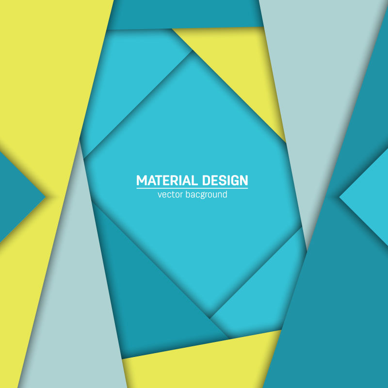 黄蓝色几何背景矢量设计