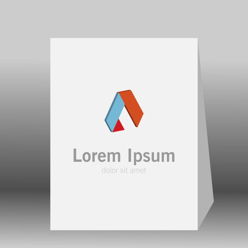 3D的公司标志矢量设计