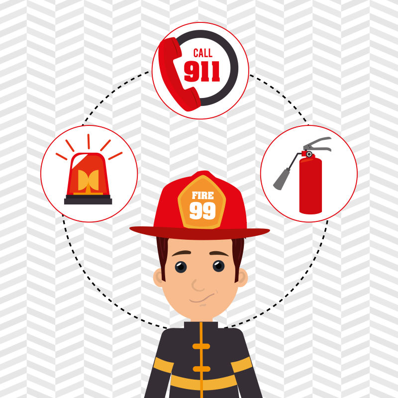 创意矢量知识普及的卡通插图