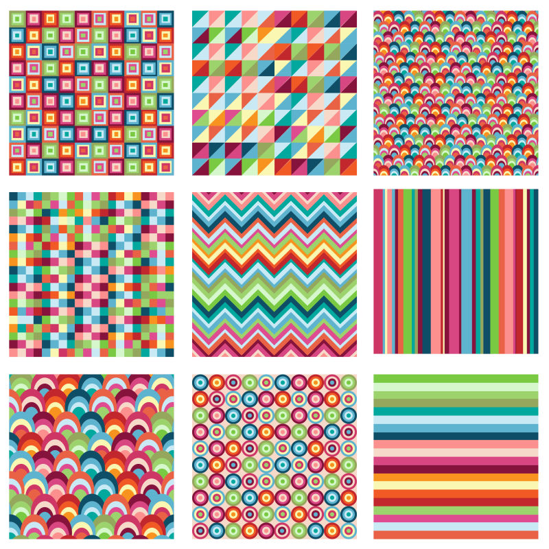 矢量的彩色抽象背景设计