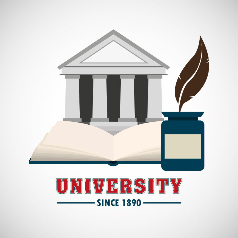 大学会徽矢量设计