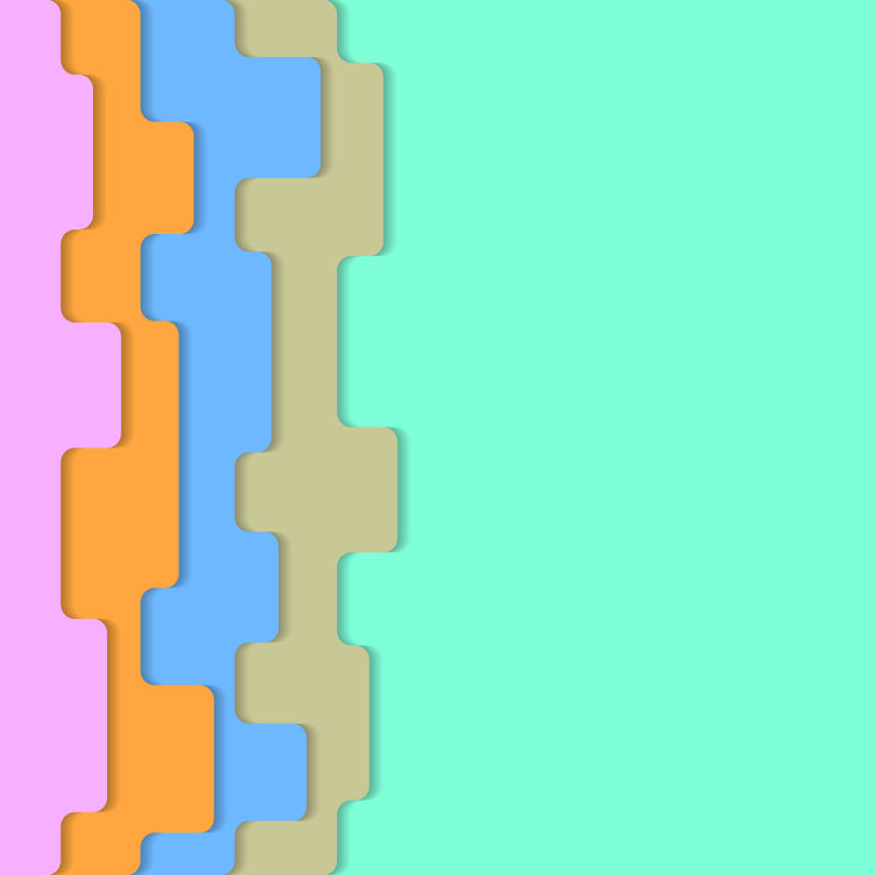 矢量的剪纸风格背景设计