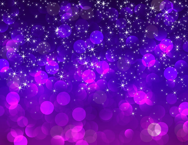 抽象矢量紫色的清透梦幻背景