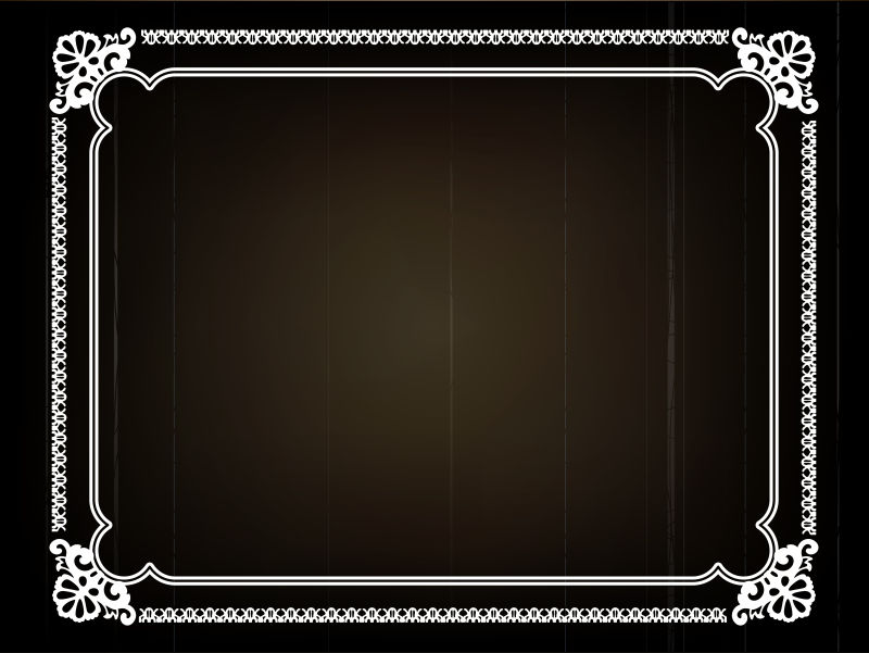 创意矢量艺术装饰电影边框设计