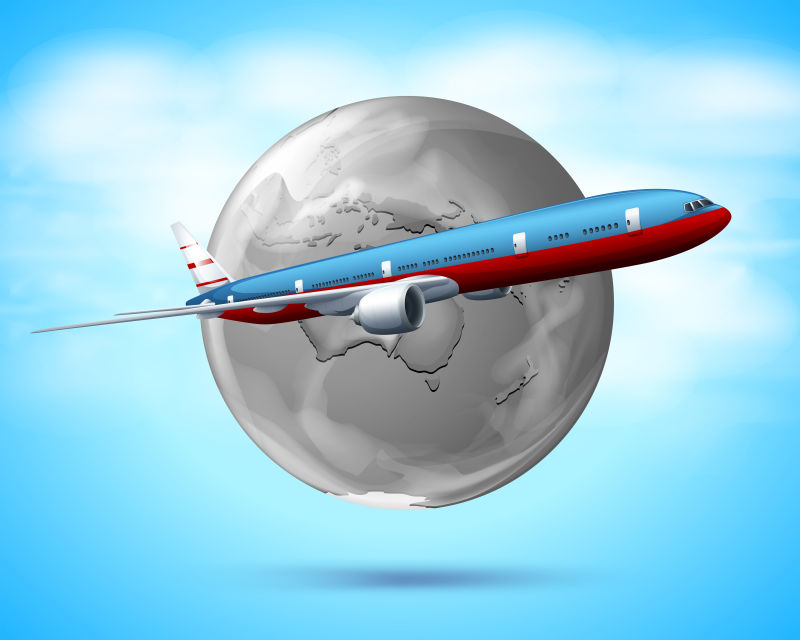 图片 插画 矢量现代大型客机插图系列 一 矢量飞行飞机(44张图片)查看