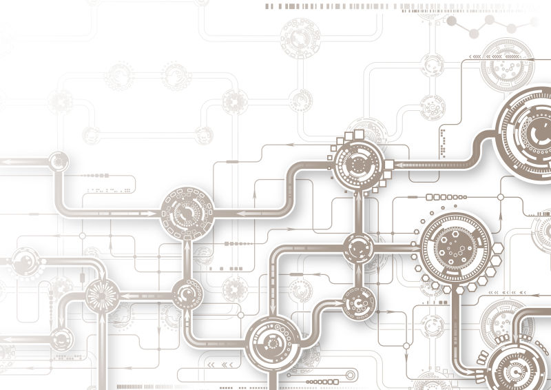 抽象管道图案的矢量背景