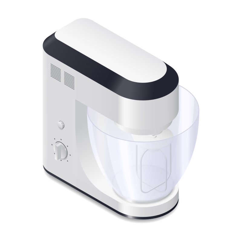 创意矢量厨房搅拌机插图