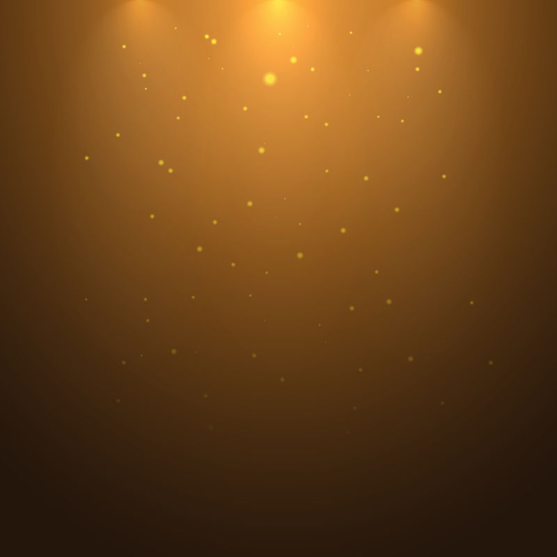 矢量黄色温暖的灯光背景