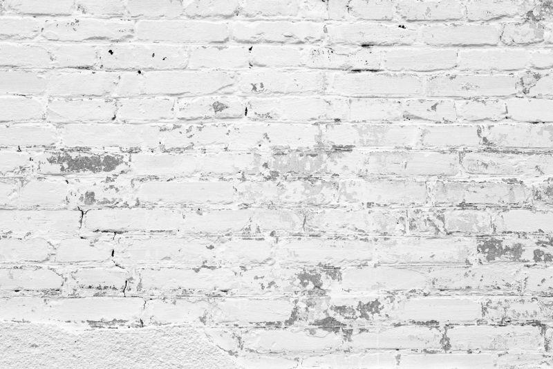 有裂缝和裂缝砖墙结构