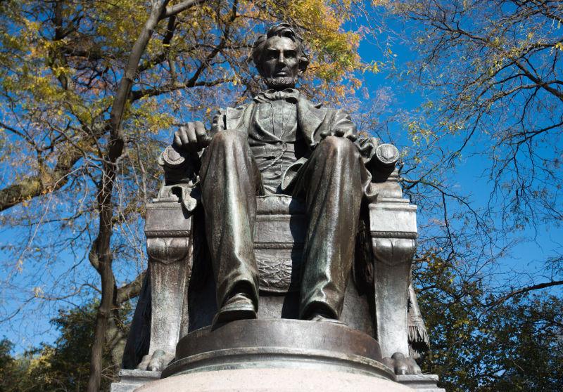 林肯的雕像