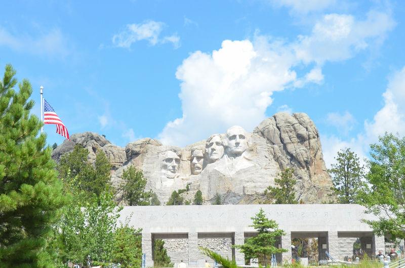 美国南达科他州拉什莫尔山国家纪念碑