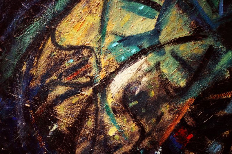 抽象艺术画作品