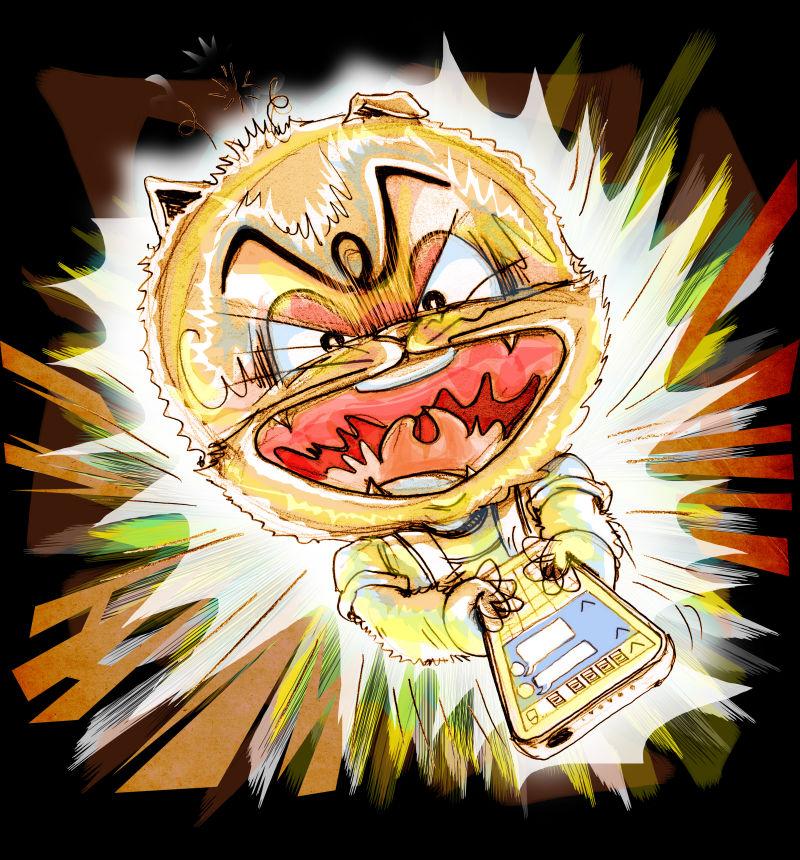 猫聊天打字手机五彩缤纷