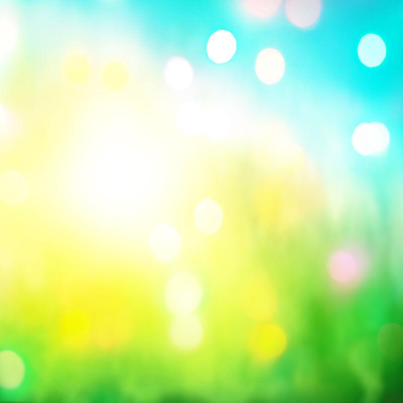 模糊的自然梦幻背景