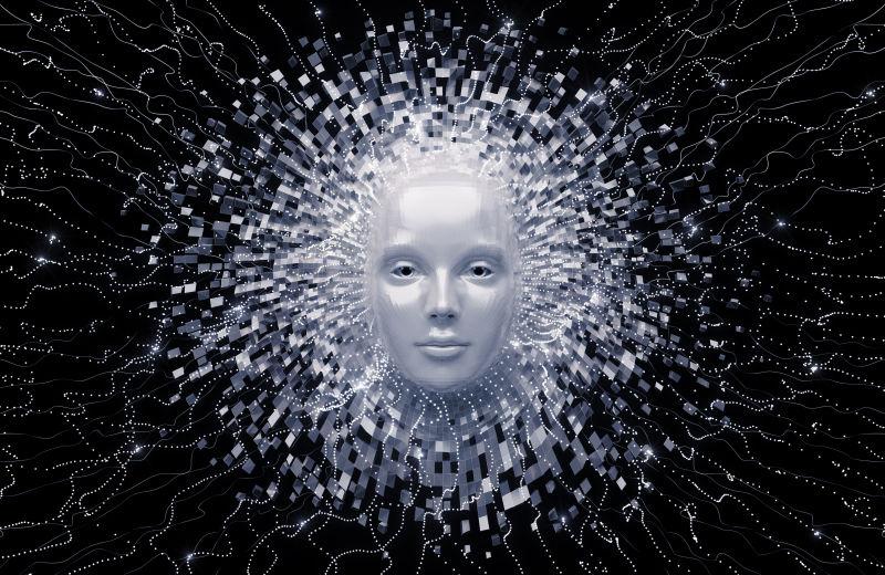 三维人体头部渲染图形