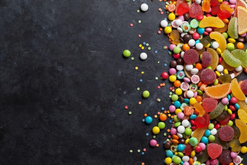 美味的水果味糖果