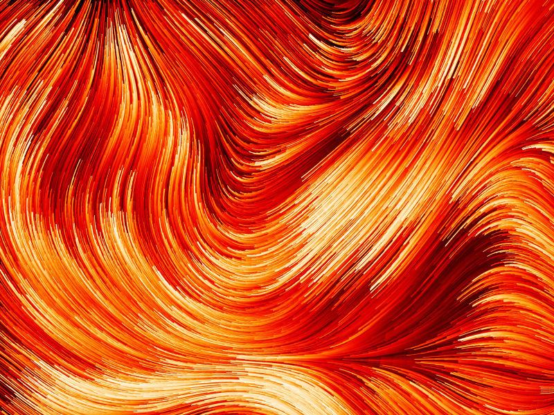 橘黄色抽象扭曲背景